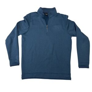 Under Armour Golf Storm Quarter Zip Pullover Sweater Blue Mens Small